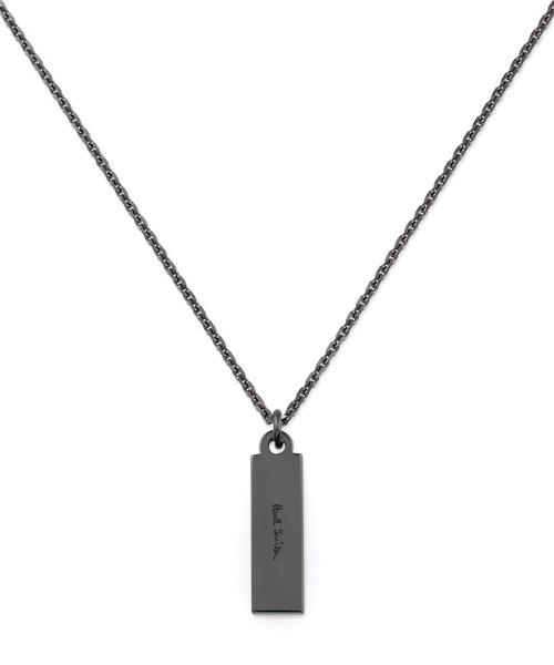 Paul Smith(ポールスミス)の「"Carving Logo" ネックレス / 210922 210(ネックレス・メンズ・シルバー/ブラック・FREE)」の9枚目の写真