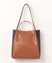 【MARCO BIANCHINI】ゴールドハンドルトートBAG
