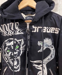 ◆◆VIP◆◆ DG クロス ロゴエンブロイダリー ボンバー DIESEL（ディーゼル）の「エンブロイダリーボンバージャケット
