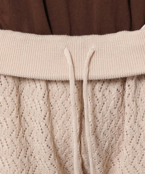 LAKOLE（ラコレ）の「12Gクロシェニットパンツ / 216075（その他パンツ・レディース・ブラック/ベージュ/ナチュラル/ダークオレンジ・SMALL/MEDIUM）」の20枚目の写真