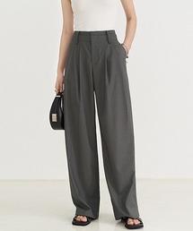 Fano Studios | 【Fano Studios】double waist casual trousers FX21K089(スラックス)