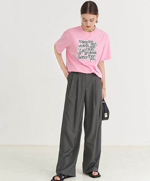 Fano Studios（ファノ ストゥディオズ）の「【Fano Studios】double waist casual trousers FX21K089（スラックス・レディース・グレー・S/M/L）」の2枚目の写真
