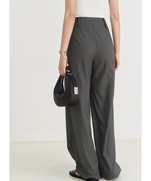 Fano Studios（ファノ ストゥディオズ）の「【Fano Studios】double waist casual trousers FX21K089（スラックス・レディース・グレー・S/M/L）」の6枚目の写真