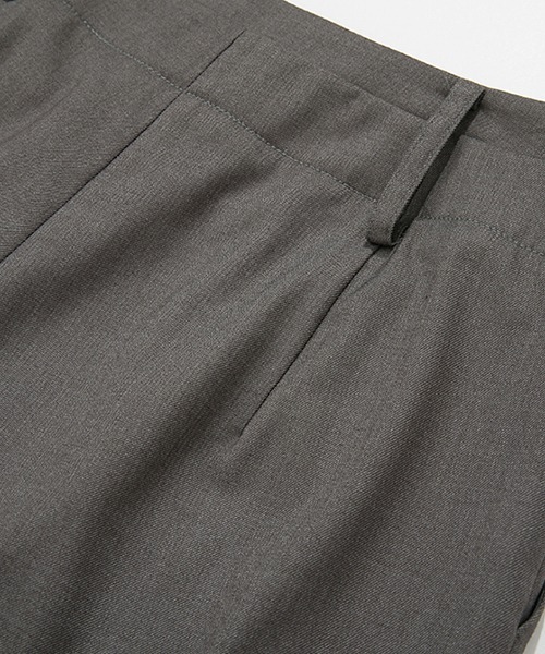 Fano Studios（ファノ ストゥディオズ）の「【Fano Studios】double waist casual trousers FX21K089（スラックス・レディース・グレー・S/M/L）」の18枚目の写真