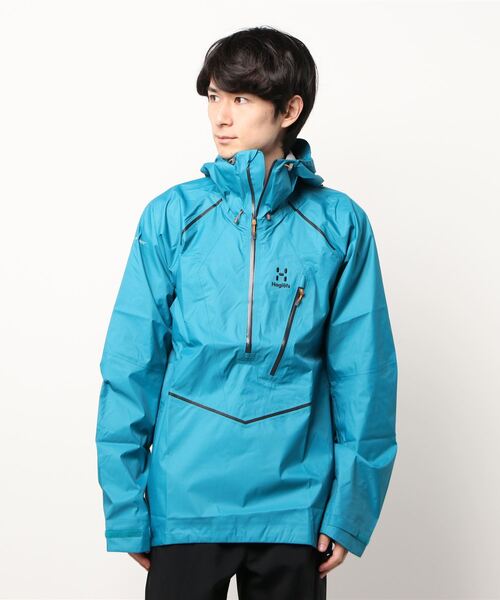 HAGLOFS(ホグロフス)の「リムシリーズ マウンテン プルーフ アノラック(マウンテンパーカー・メンズ・グレー/ブルー系その他・M/L/S)」の2枚目の写真