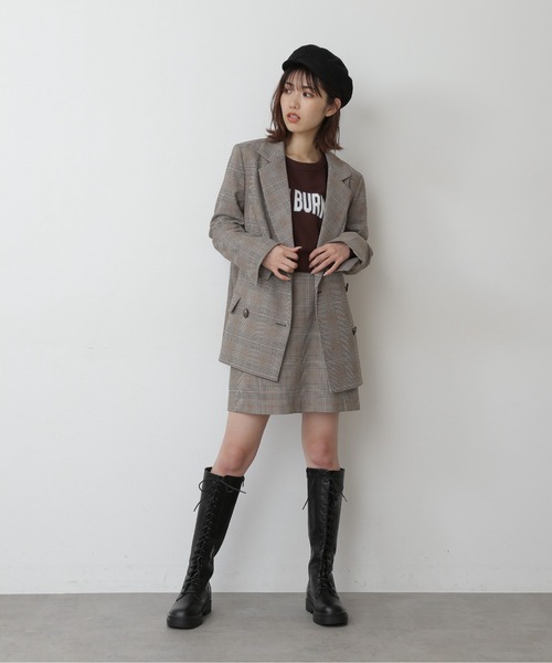 FREE'S MART（フリーズマート）の「【Sシリーズ対応】◆チェックベルト付ミニスカート（スカート・レディース・ブラウン系その他/ベージュ系その他・SMALL/MEDIUM）」の7枚目の写真