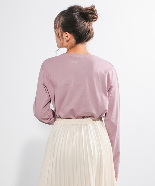 Honeys（ハニーズ）の「フォトプリントＴシャツ（Tシャツ/カットソー・レディース・ブラック/ピンク系その他/ホワイト/グリーン系その他/グレイッシュベージュ・L/M/S/LL）」の17枚目の写真