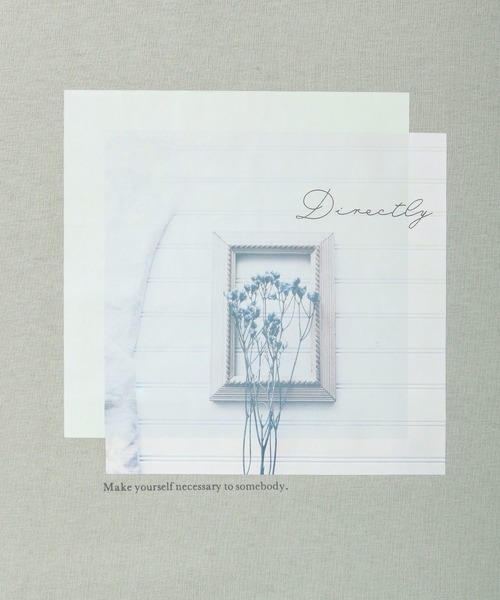 Honeys（ハニーズ）の「フォトプリントＴシャツ（Tシャツ/カットソー・レディース・ブラック/ピンク系その他/ホワイト/グリーン系その他/グレイッシュベージュ・L/M/S/LL）」の15枚目の写真