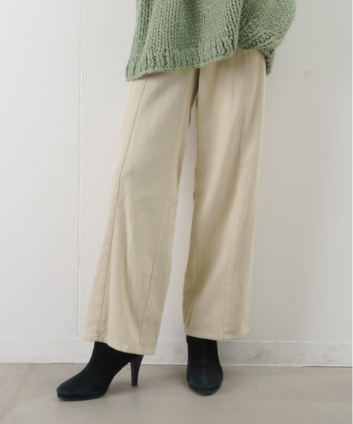 LUCA/LADY LUCK LUCA（ルカ/レディラックルカ）の「LC/LLL バイオチノパンツ（チノパンツ・レディース・ライトベージュ/パープル/ピンク・FREE）」の2枚目の写真