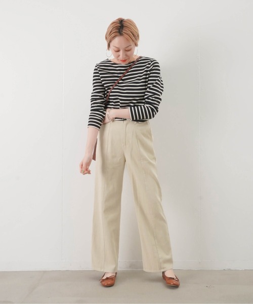 LUCA/LADY LUCK LUCA（ルカ/レディラックルカ）の「LC/LLL バイオチノパンツ（チノパンツ・レディース・ライトベージュ/パープル/ピンク・FREE）」の8枚目の写真