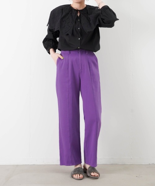 LUCA/LADY LUCK LUCA（ルカ/レディラックルカ）の「LC/LLL バイオチノパンツ（チノパンツ・レディース・ライトベージュ/パープル/ピンク・FREE）」の17枚目の写真