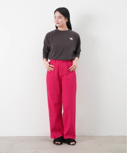 LUCA/LADY LUCK LUCA（ルカ/レディラックルカ）の「LC/LLL バイオチノパンツ（チノパンツ・レディース・ライトベージュ/パープル/ピンク・FREE）」の9枚目の写真