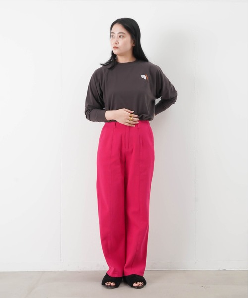 LUCA/LADY LUCK LUCA（ルカ/レディラックルカ）の「LC/LLL バイオチノパンツ（チノパンツ・レディース・ライトベージュ/パープル/ピンク・FREE）」の14枚目の写真