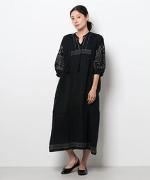 Samansa Mos2 | ボイル刺繍ワンピース(ワンピース)