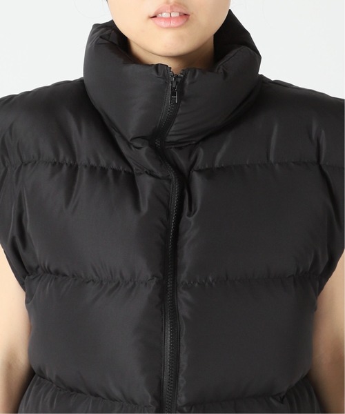 PROVOKE (プロヴォーク)の「【PROVOKE】 big shoulder dawn vest◆(ダウンジャケット/コート・レディース・アイボリー/ブラック・フリー)」の13枚目の写真