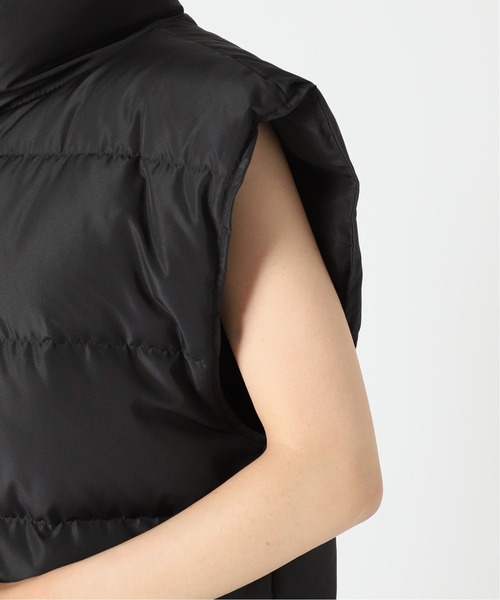 PROVOKE (プロヴォーク)の「【PROVOKE】 big shoulder dawn vest◆(ダウンジャケット/コート・レディース・アイボリー/ブラック・フリー)」の15枚目の写真