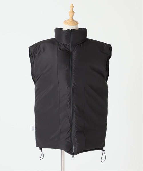 PROVOKE (プロヴォーク)の「【PROVOKE】 big shoulder dawn vest◆(ダウンジャケット/コート・レディース・アイボリー/ブラック・フリー)」の22枚目の写真