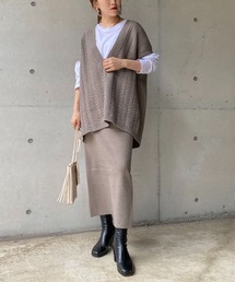 CAPRICIEUX LE'MAGE | 〈セットアイテム〉3SETベストニットアップ(ワンピース)