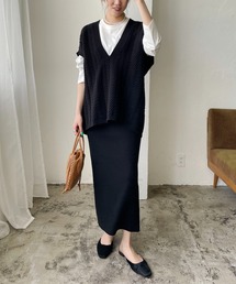 CAPRICIEUX LE'MAGE | 〈セットアイテム〉3SETベストニットアップ(ワンピース)