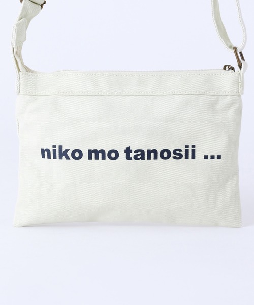 niko and...（ニコアンド）の「【BOKU HA TANOSII（ボクハタノシイ）】コラボサコッシュ（ショルダーバッグ・メンズ・ホワイト/ブラック/レッド・FREE）」の12枚目の写真