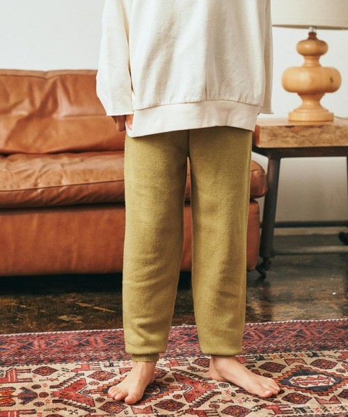 ＆yam（アンドヤム）の「チクチクしない！もちもちニットパンツ【親子お揃い/リンクコーデ】（その他パンツ・キッズ・ベージュ/グリーン/グレー系その他/グレー/ブルー/ブルー系その他・120-130cm/130-140cm/110-120cm/150-160cm/140-150cm）」の17枚目の写真