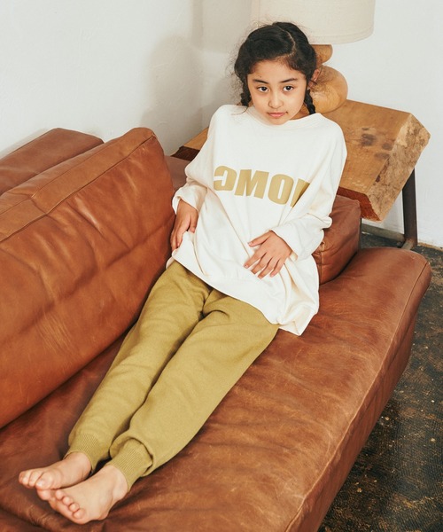 ＆yam（アンドヤム）の「チクチクしない！もちもちニットパンツ【親子お揃い/リンクコーデ】（その他パンツ・キッズ・ベージュ/グリーン/グレー系その他/グレー/ブルー/ブルー系その他・120-130cm/130-140cm/110-120cm/150-160cm/140-150cm）」の21枚目の写真