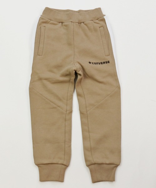 JAM & LINK（ジャムアンドリンク）の「CONVERSE /コンバース ラインスエットパンツ（スウェットパンツ・キッズ・ブラック/ベージュ・140cm/110cm/120cm/130cm/150cm/100cm）」の3枚目の写真