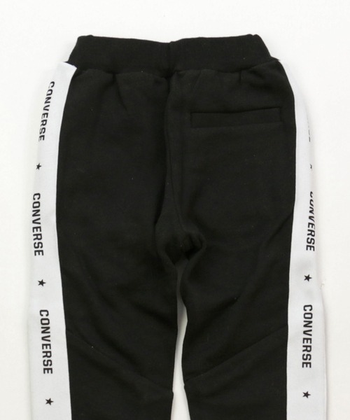 JAM & LINK（ジャムアンドリンク）の「CONVERSE /コンバース ラインスエットパンツ（スウェットパンツ・キッズ・ブラック/ベージュ・140cm/110cm/120cm/130cm/150cm/100cm）」の9枚目の写真
