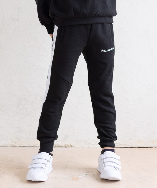 JAM & LINK（ジャムアンドリンク）の「CONVERSE /コンバース ラインスエットパンツ（スウェットパンツ・キッズ・ブラック/ベージュ・140cm/110cm/120cm/130cm/150cm/100cm）」の16枚目の写真
