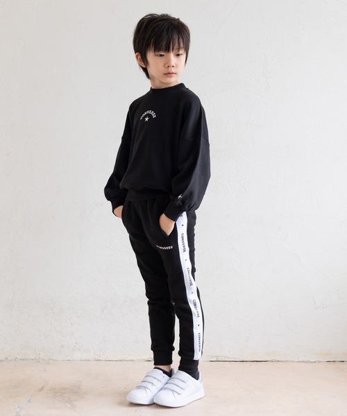 JAM & LINK（ジャムアンドリンク）の「CONVERSE /コンバース ラインスエットパンツ（スウェットパンツ・キッズ・ブラック/ベージュ・140cm/110cm/120cm/130cm/150cm/100cm）」の20枚目の写真