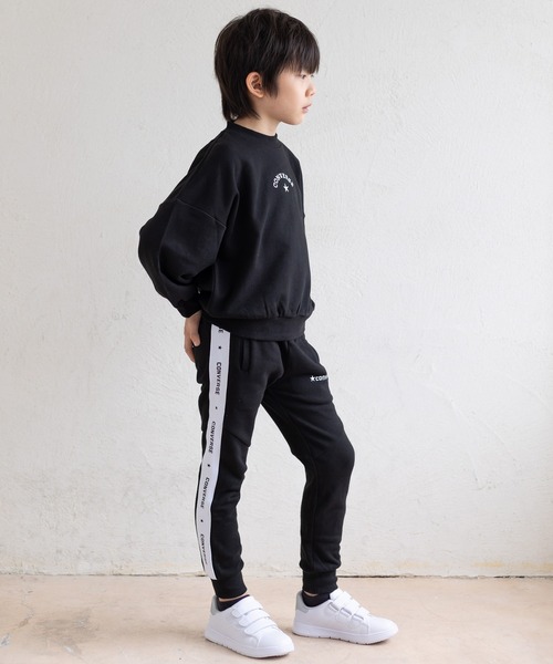 JAM & LINK（ジャムアンドリンク）の「CONVERSE /コンバース ラインスエットパンツ（スウェットパンツ・キッズ・ブラック/ベージュ・140cm/110cm/120cm/130cm/150cm/100cm）」の21枚目の写真