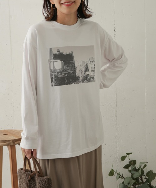 reirie フォトプリントロングスリープTシャツ URBAN RESEARCH DOORS（アーバンリサーチドアーズ）の「フォト