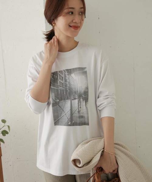 URBAN RESEARCH DOORS（アーバンリサーチドアーズ）の「フォトプリントロングスリーブTシャツ（Tシャツ/カットソー・レディース・その他1/その他2・ONE）」の10枚目の写真