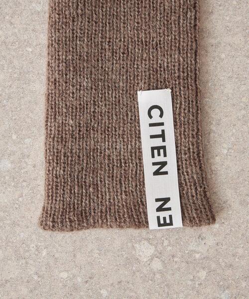 CITEN(シテン)の「<CITEN(シテン)>リブニットフィンガーレス グローブ(手袋・レディース・ベージュ/オフホワイト・FREE)」の10枚目の写真