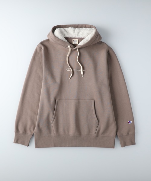 Champion(チャンピオン)の「【Champion】あったかボアパーカー(パーカー・レディース・オフホワイト/ダークブラウン/ピンク・L/M)」の17枚目の写真