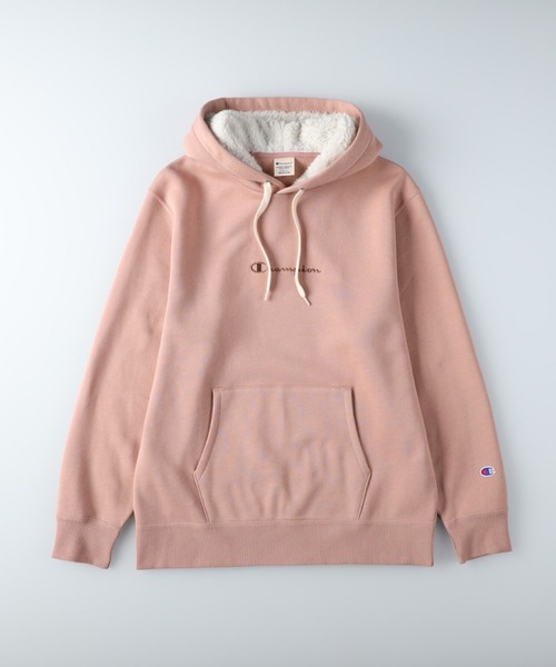 Champion(チャンピオン)の「【Champion】あったかボアパーカー(パーカー・レディース・オフホワイト/ダークブラウン/ピンク・L/M)」の18枚目の写真