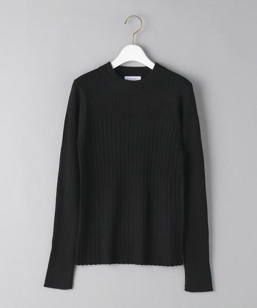 BEAUTY&YOUTH UNITED ARROWS(ビューティーアンドユースユナイテッドアローズ)の「BY リブボトルネック ニットプルオーバー(ニット/セーター・レディース・ブラック/オフホワイト/ライム・FREE)」の12枚目の写真