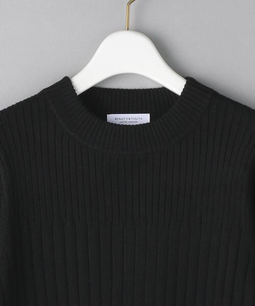 BEAUTY&YOUTH UNITED ARROWS(ビューティーアンドユースユナイテッドアローズ)の「BY リブボトルネック ニットプルオーバー(ニット/セーター・レディース・ブラック/オフホワイト/ライム・FREE)」の14枚目の写真