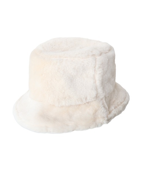 ACYM（アシーム）の「Volume fur bucket ハット（ハット・レディース・ブラック/ベージュ/アイボリー・FREE）」の14枚目の写真