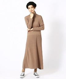 ロングニットワンピース