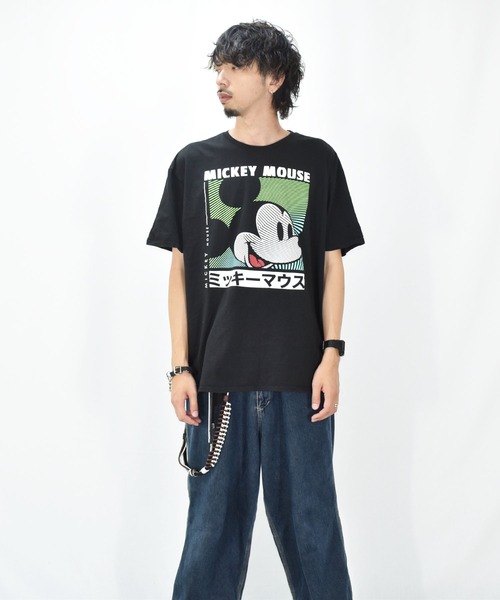 DISNEY VINTAGE（ディズニーヴィンテージ）の「【ヴィンテージ古着】Mickey Mouse/ミッキーマウス プリントTシャツ（Tシャツ/カットソー・メンズ・ブラック・2XL）」の6枚目の写真