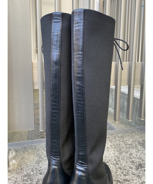 EGOIST（エゴイスト）の「サイドニットレースUPブーツ（ブーツ）」 - WEAR