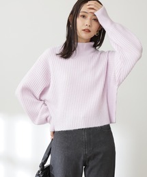 N.（N. Natural Beauty Basic） | ◆モヘア混アゼフォルムショートニット(ニット/セーター)