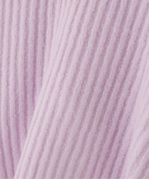 N.（N. Natural Beauty Basic）（エヌエヌナチュラルビューティーベーシック）の「◆モヘア混アゼフォルムショートニット（ニット/セーター・レディース・チャコールグレー/ベージュ/ライトピンク・MEDIUM）」の19枚目の写真