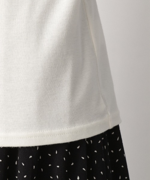 LOWRYS FARM(ローリーズファーム)の「ウォームカラータートル 229392(Tシャツ/カットソー・レディース・ホワイト/ブラック/ブラウン/グリーン/オレンジ/ピンク/ライトグリーン・FREE)」の11枚目の写真