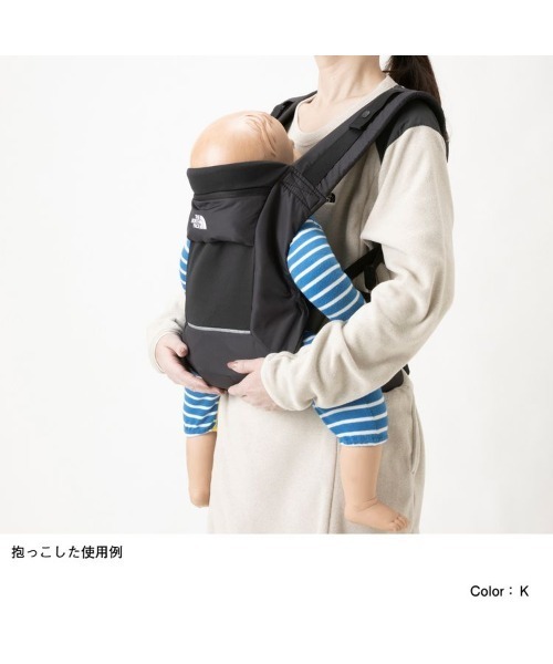 THE NORTH FACE（ザノースフェイス）の「【THE NORTH FACE】BABY COMPACT CARRIER（抱っこ紐/ベルトカバー/スリング・レディース・ブラック・FREE）」の4枚目の写真