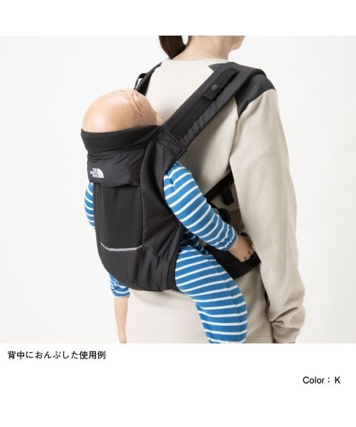 THE NORTH FACE（ザノースフェイス）の「【THE NORTH FACE】BABY COMPACT CARRIER（抱っこ紐/ベルトカバー/スリング・レディース・ブラック・FREE）」の5枚目の写真