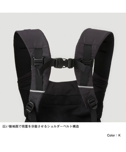 THE NORTH FACE（ザノースフェイス）の「【THE NORTH FACE】BABY COMPACT CARRIER（抱っこ紐/ベルトカバー/スリング・レディース・ブラック・FREE）」の10枚目の写真