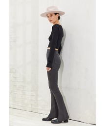 ALEXIA STAM | Hem Slit Smooth Knit Pants/ヘムスリットスムースニットパンツ(その他パンツ)
