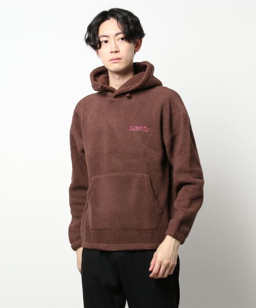 Levi's(リーバイス)の「【Levi's】スウェットプルパーカー(パーカー・メンズ・ブラウン・S/M/L)」の6枚目の写真